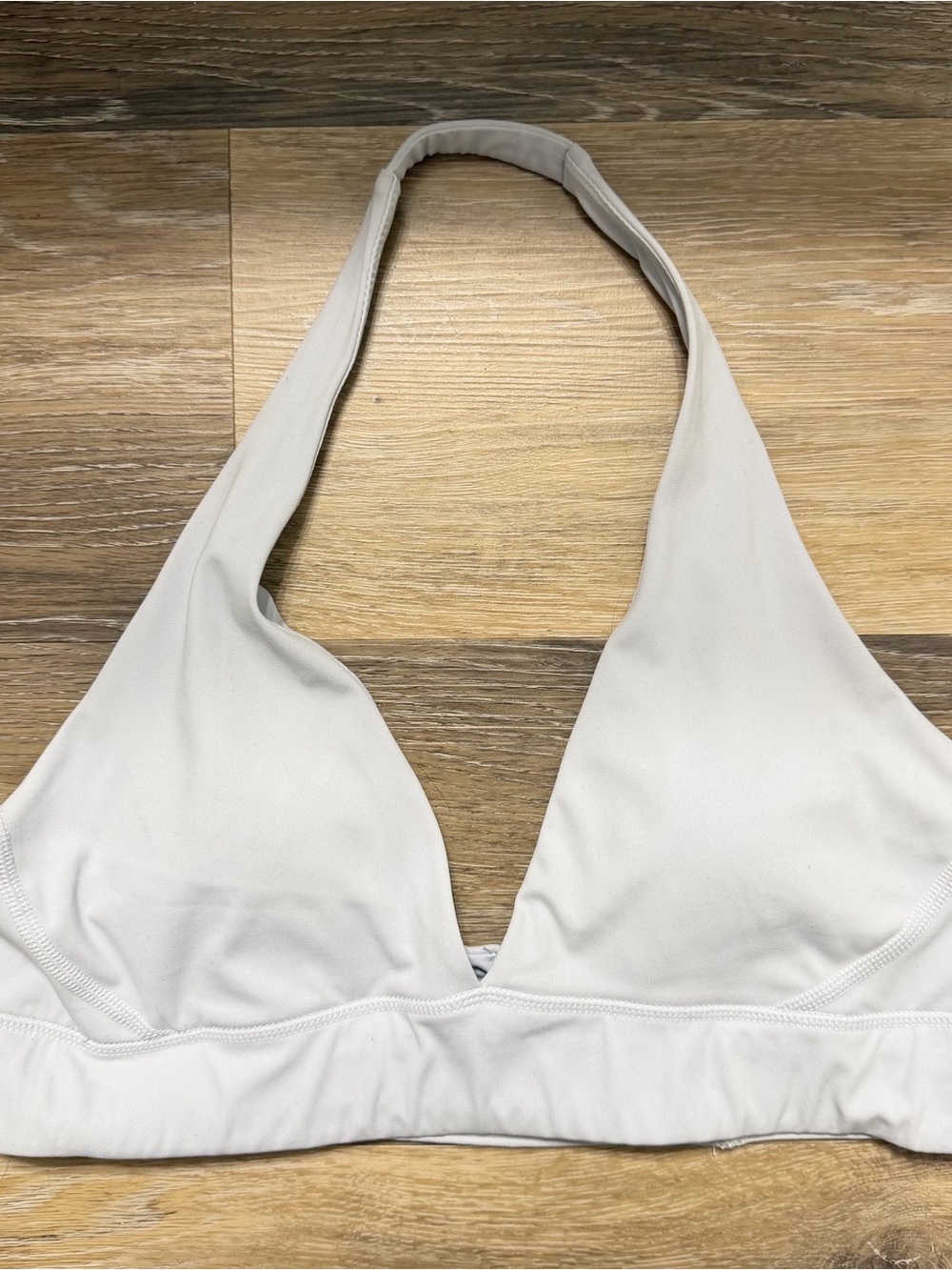 Garage Active Plunge Halter Bra Blue Flirt large
